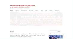 Desktop Screenshot of feuerwehr-lengerich.de